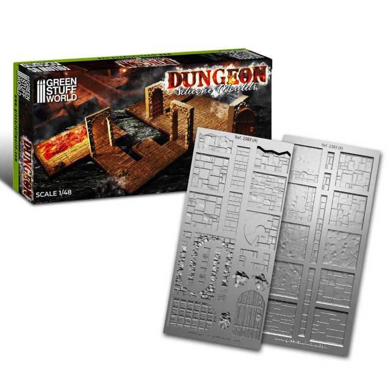 Green Stuff World: Silicone Molds - 1:48 scale Dungeon Set | Buy Online from The Home Crafters