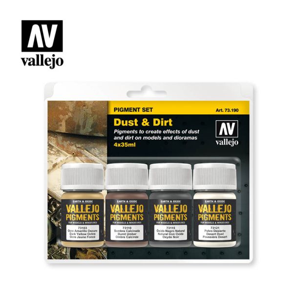 Vallejo Pigment Set - Dust & Dirt