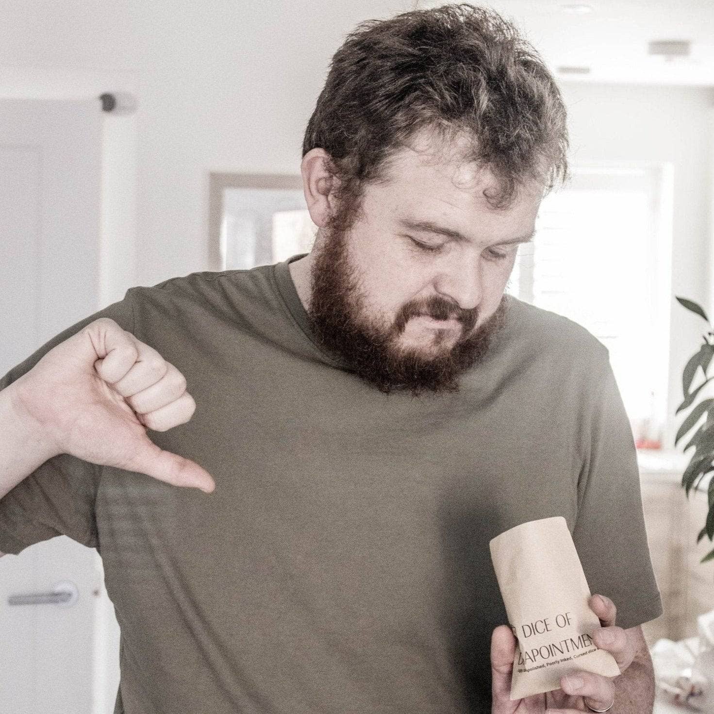 Dice of Disappointment - Funny dnd Dice: 7pc Mystery Bag | Buy Online from The Home Crafters