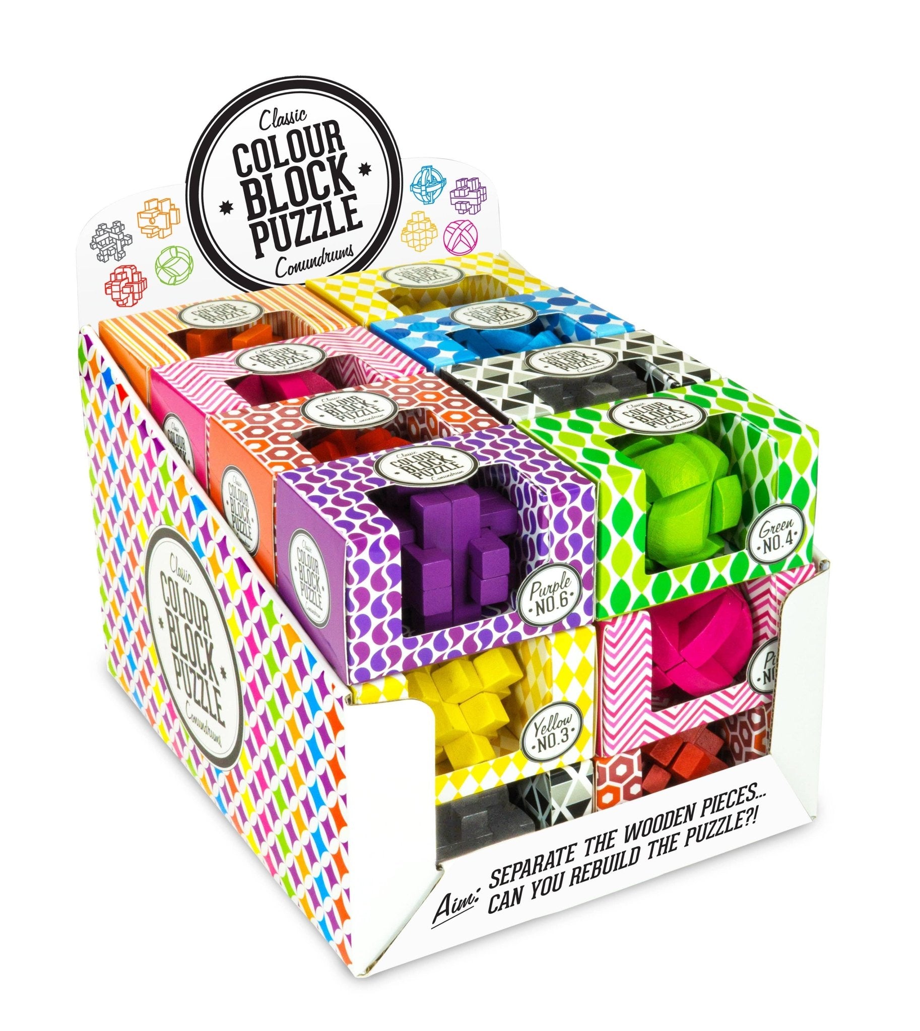 Colour Block  Pocket Puzzles - choose your game!