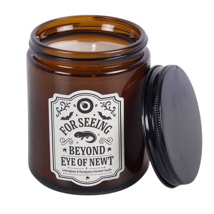 Eye of Newt Lemongrass & Eucalyptus Halloween Candle