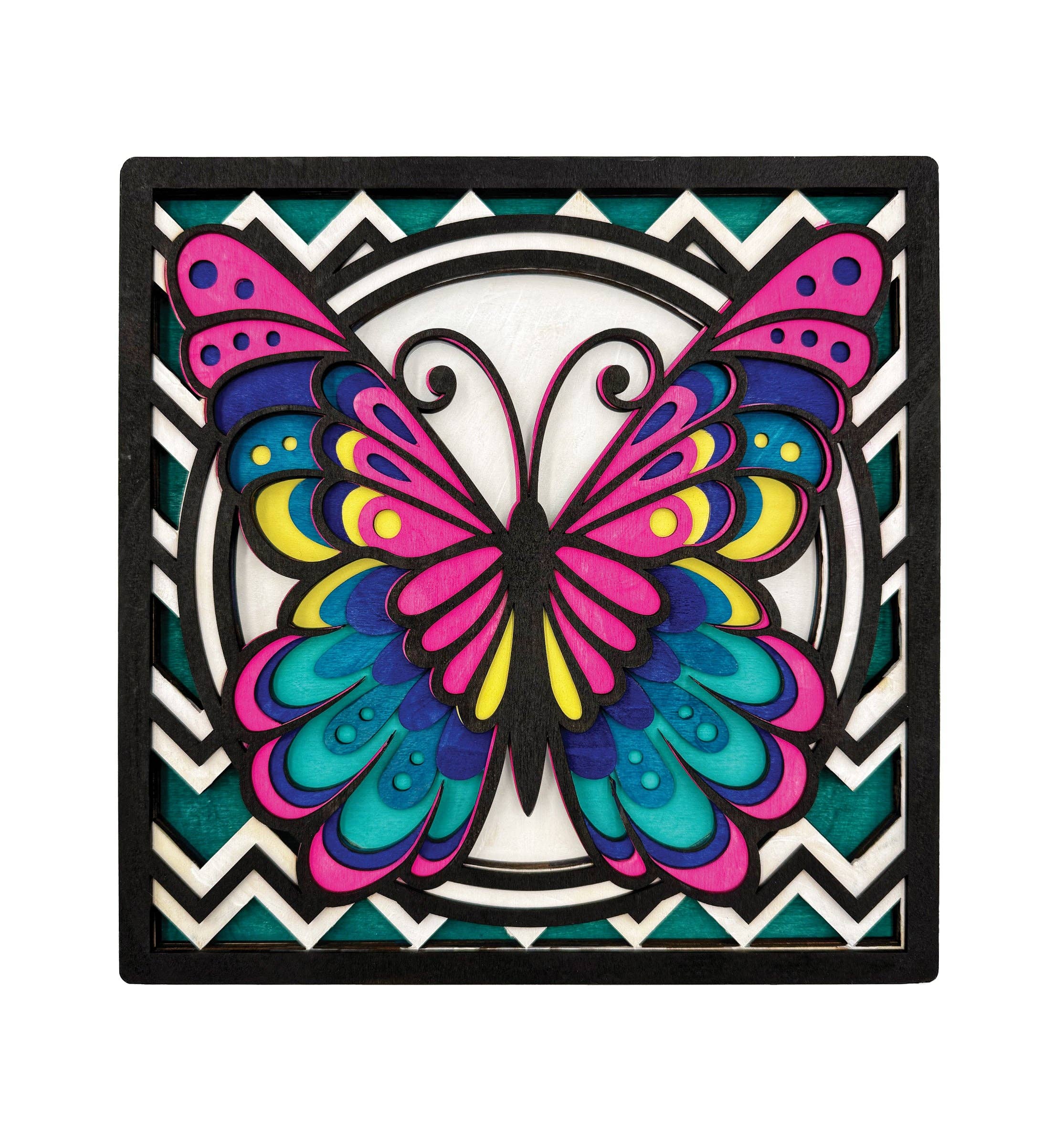 Wooden Butterfly Art Craft Kit