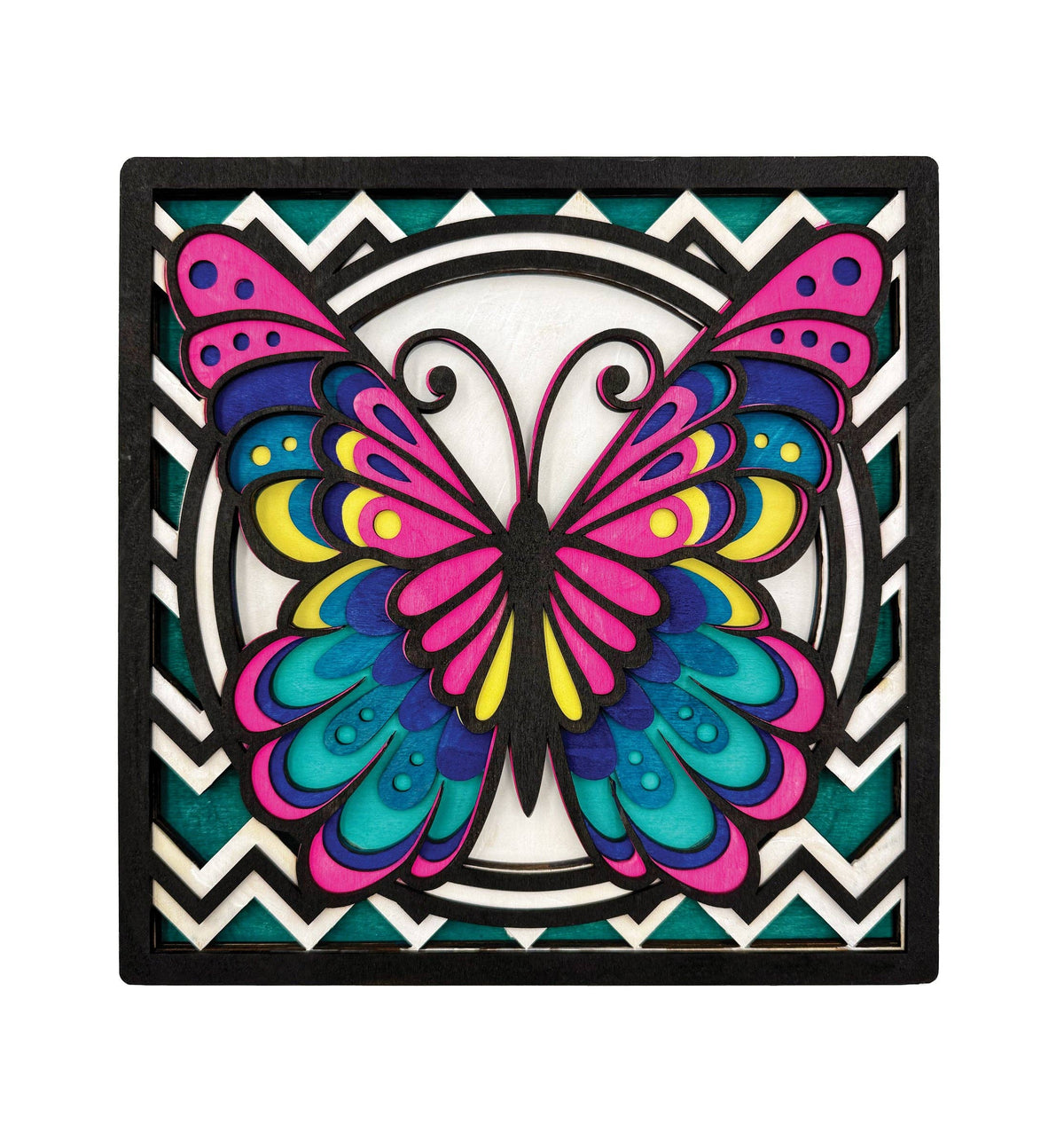 Wooden Butterfly Art Craft Kit