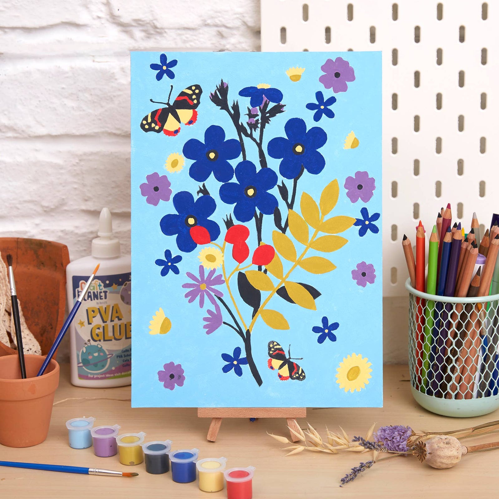RHS Paint By Numbers For Kids: Flowers | Buy Online from The Home Crafters