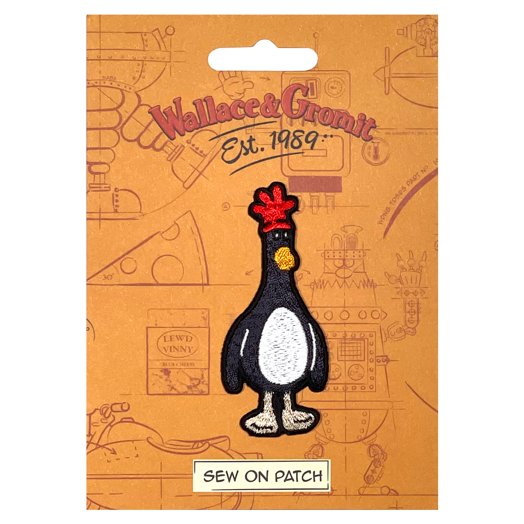 Wallace & Gromit Feathers McGraw Sew On Patch