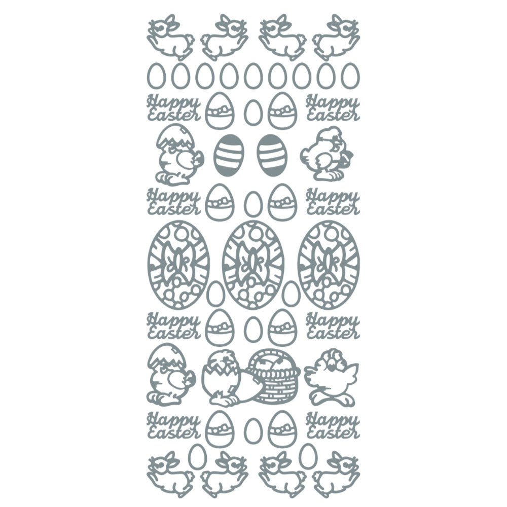 Easter Festive Peel Off Stickers for Card Making | Buy Online from The Home Crafters