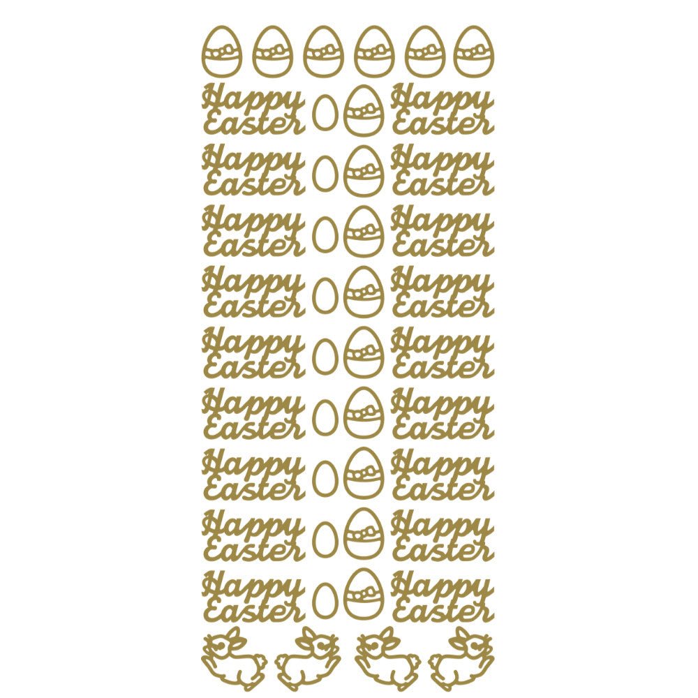 Easter Festive Peel Off Stickers for Card Making | Buy Online from The Home Crafters