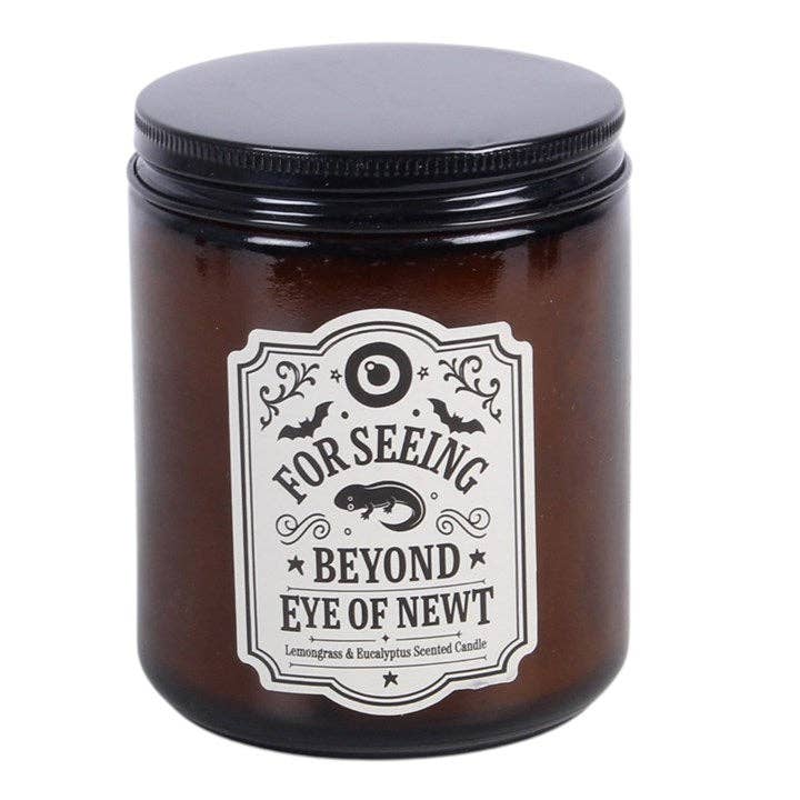 Eye of Newt Lemongrass & Eucalyptus Halloween Candle