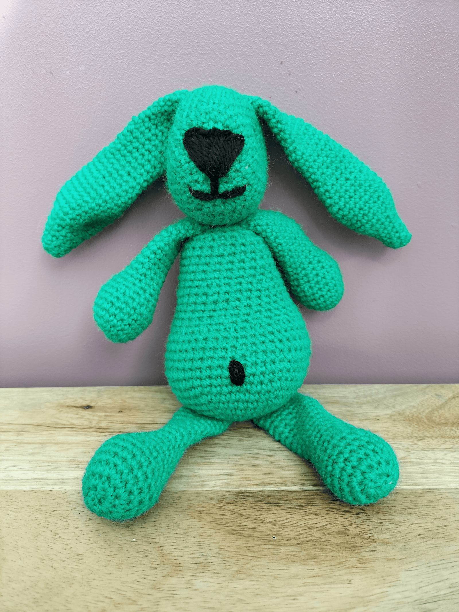 Handmade Crochet Toy: Baby the Bunny - various colours
