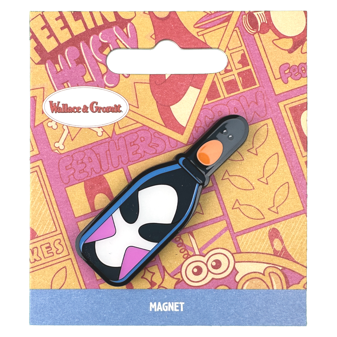 Wallace & Gromit Feathers Bottle Magnet