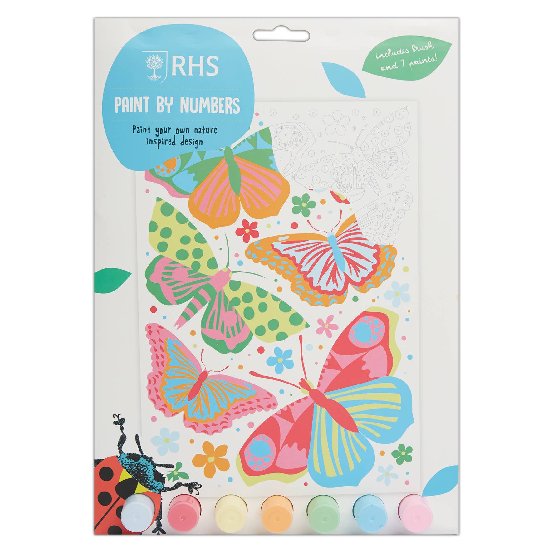 RHS Paint By Numbers For Kids: Butterflies | Buy Online from The Home Crafters