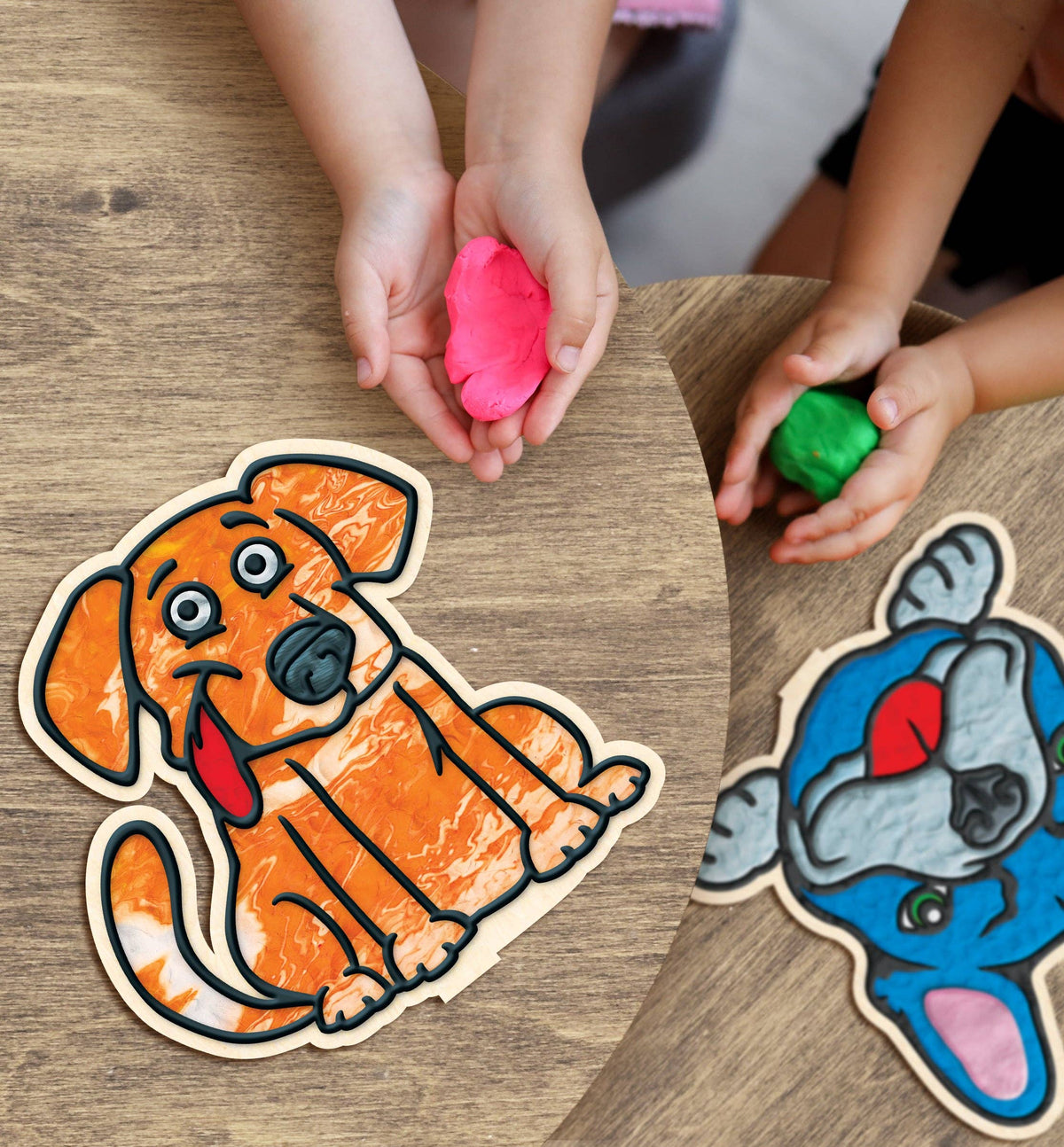 Dog Clay Colouring Kit