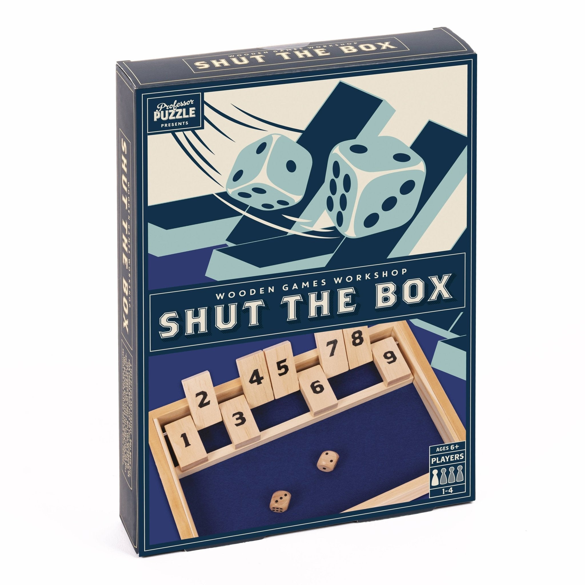 Shut the Box - Wooden Dice Game