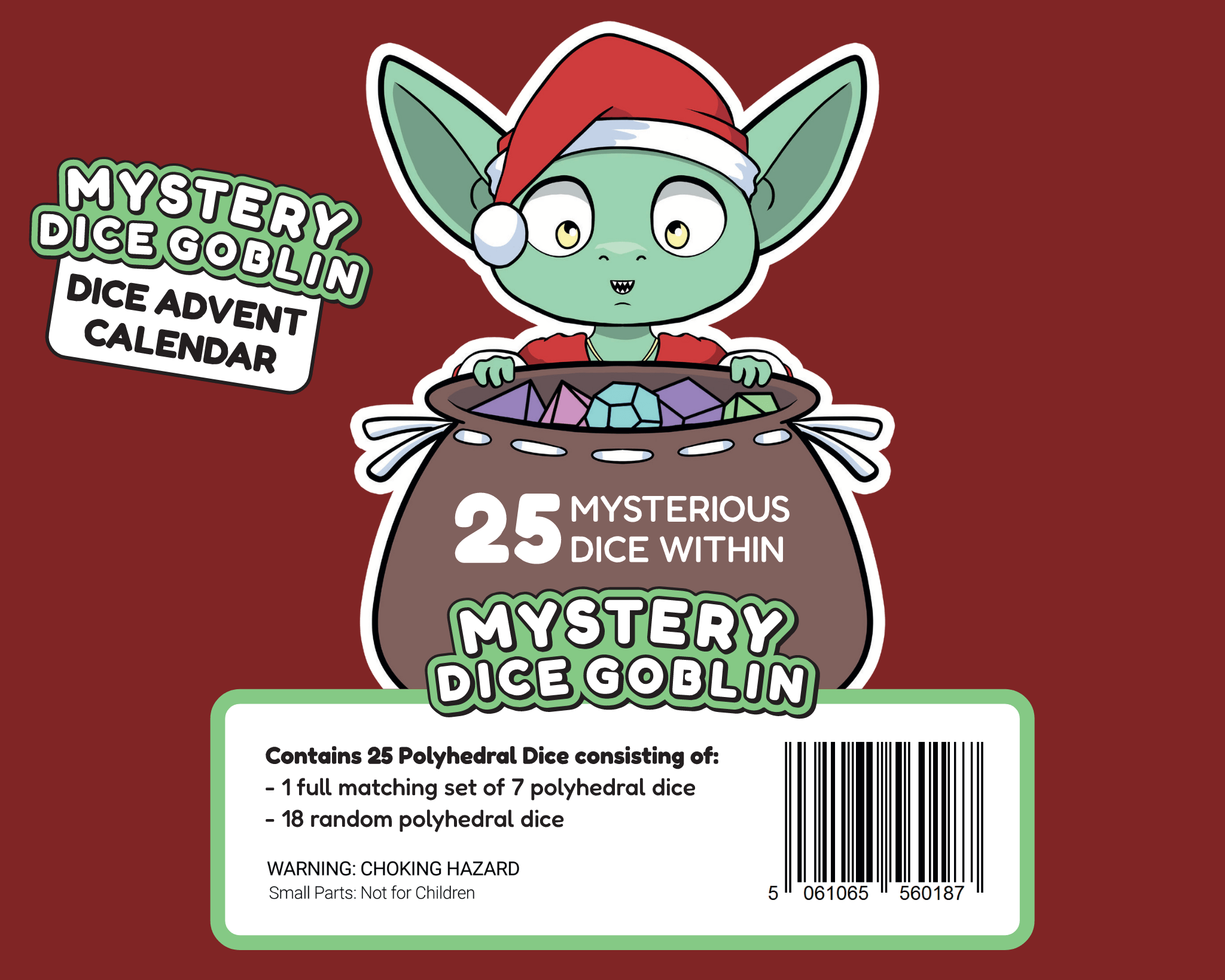 Mystery Dice Goblin: Dice Advent Calendar