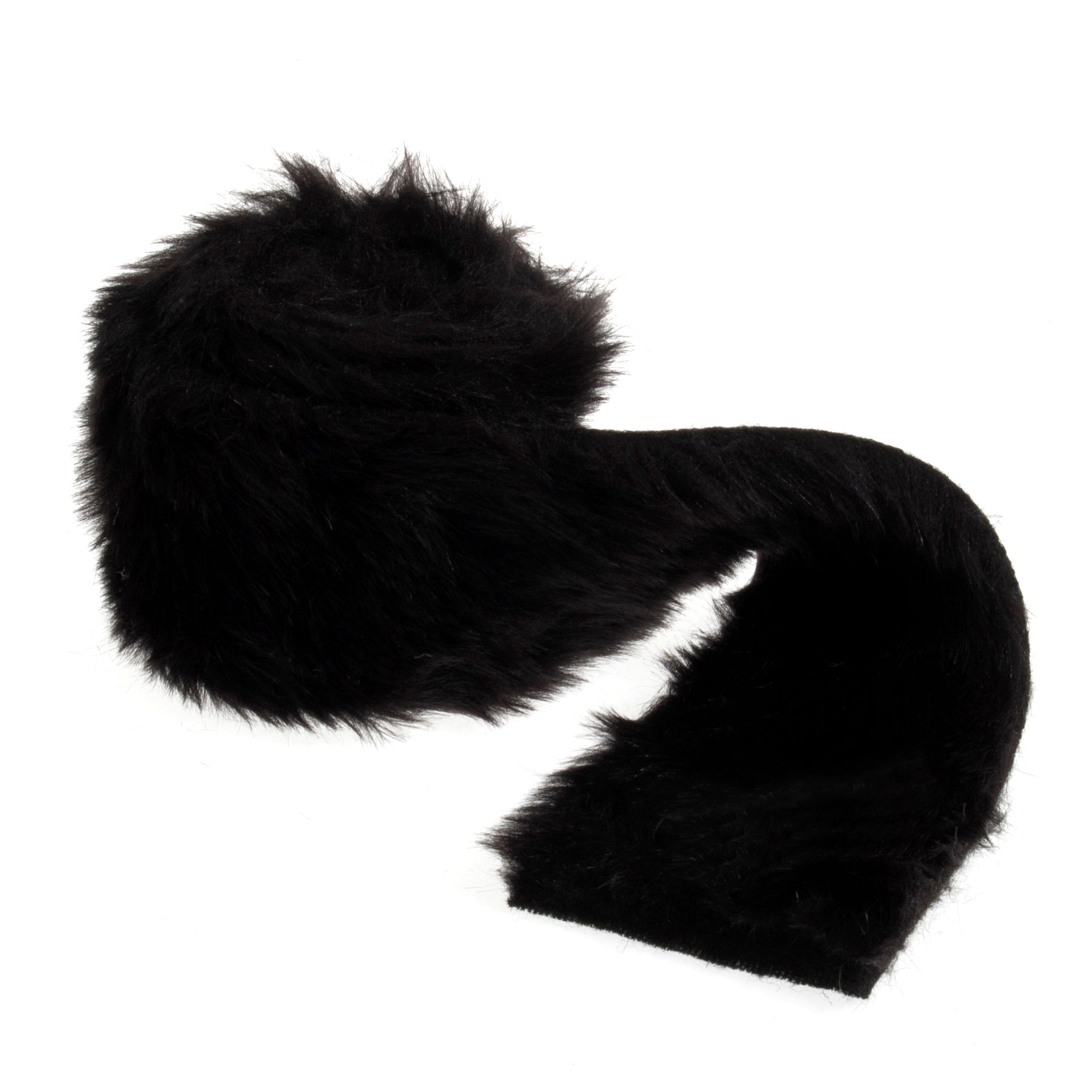 Faux Fur Roll: Black - 2m | Buy Online from The Home Crafters