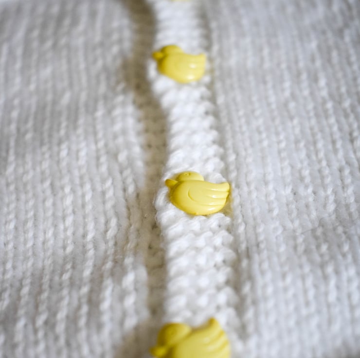Shanked Button - Yellow Duck: 14mm