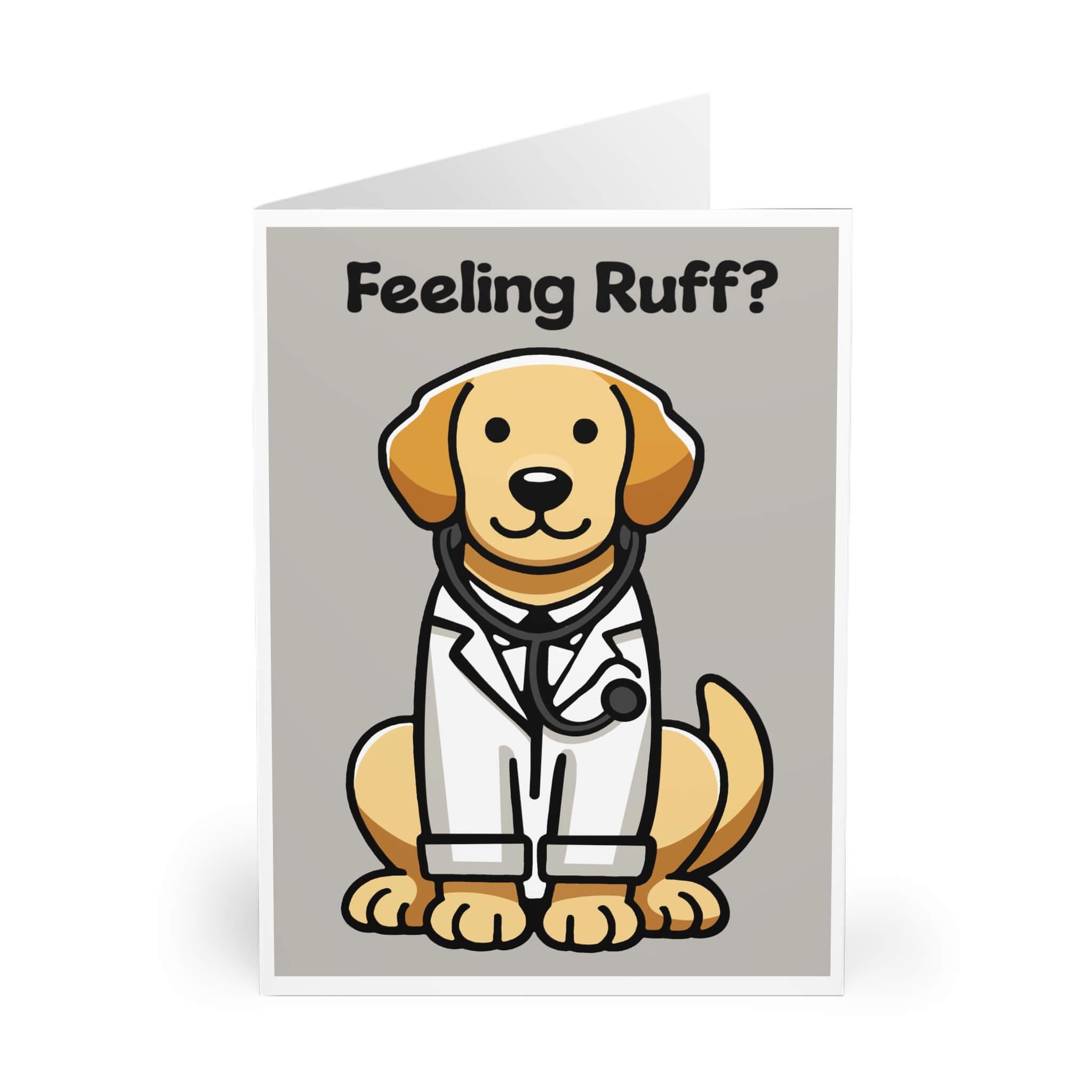 Feeling Ruff? Doctor Dog – Get Well Soon Card | Buy Online from The Home Crafters