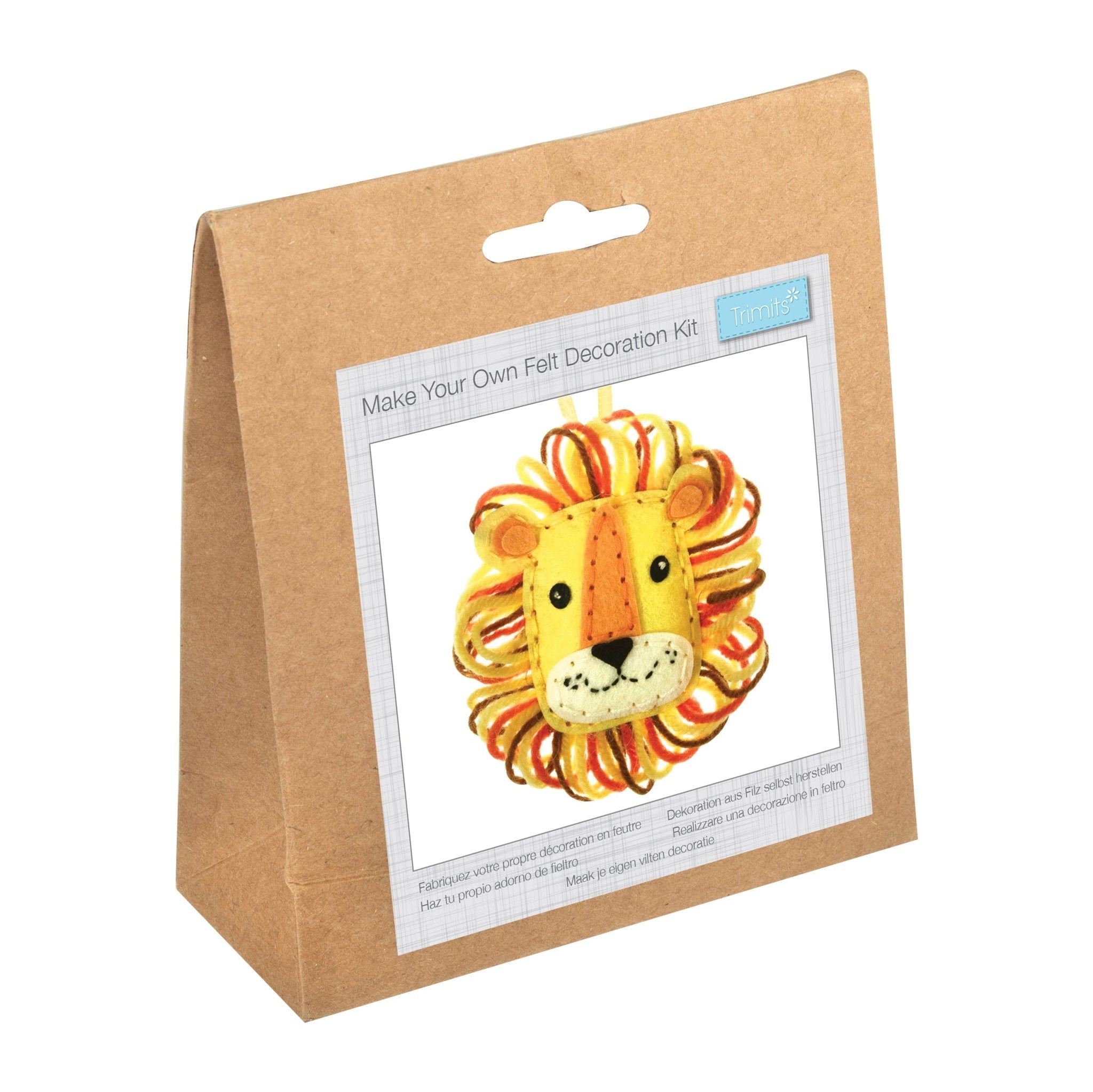 Felt Decoration Kit: Lion | Buy Online from The Home Crafters