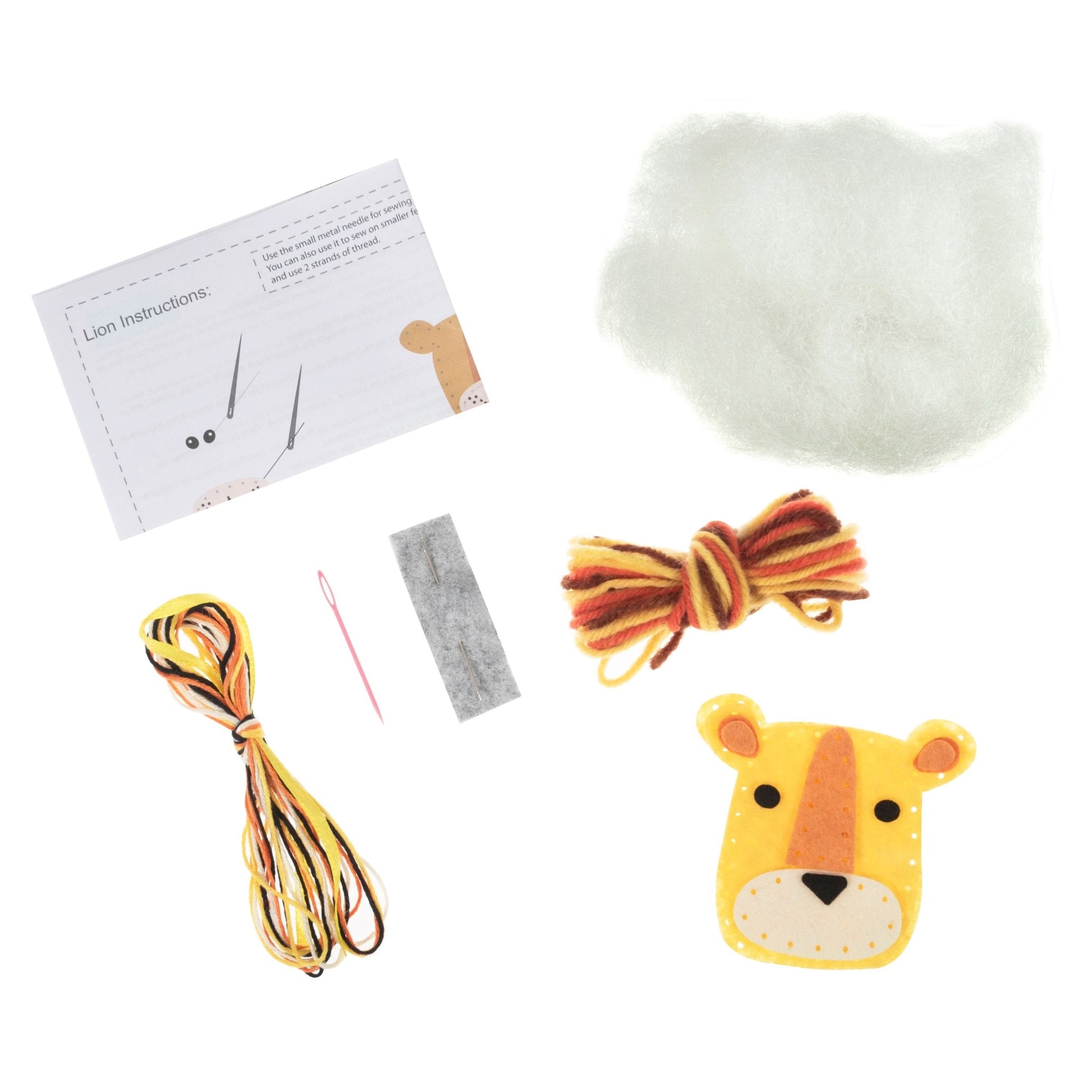 Felt Decoration Kit: Lion | Buy Online from The Home Crafters