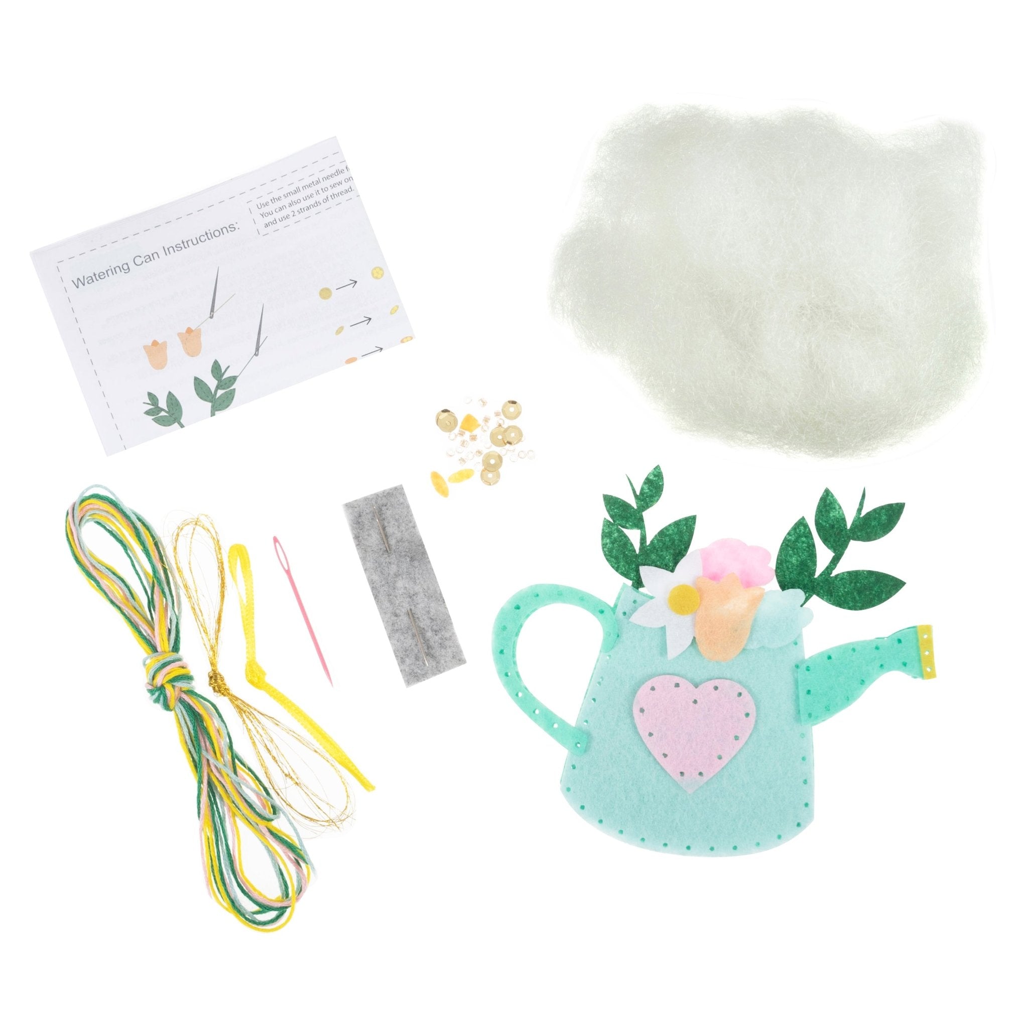 Felt Decoration Kit: Watering Can | Buy Online from The Home Crafters