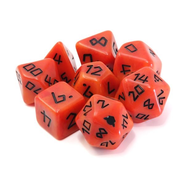 Dice Goblin 8 - piece RPG dice set - The Fiendish | Buy Online from The Home Crafters