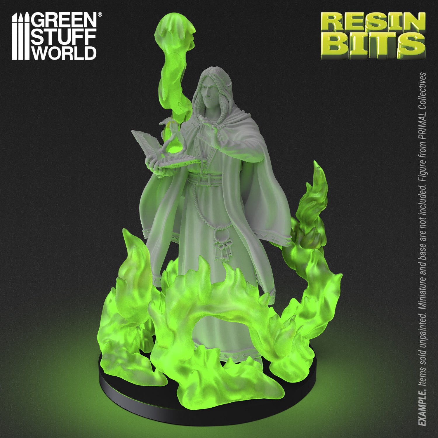 Resin Bits: Special Effects - 1:48-1:35 Fire Spells - 22pc | Buy Online from The Home Crafters