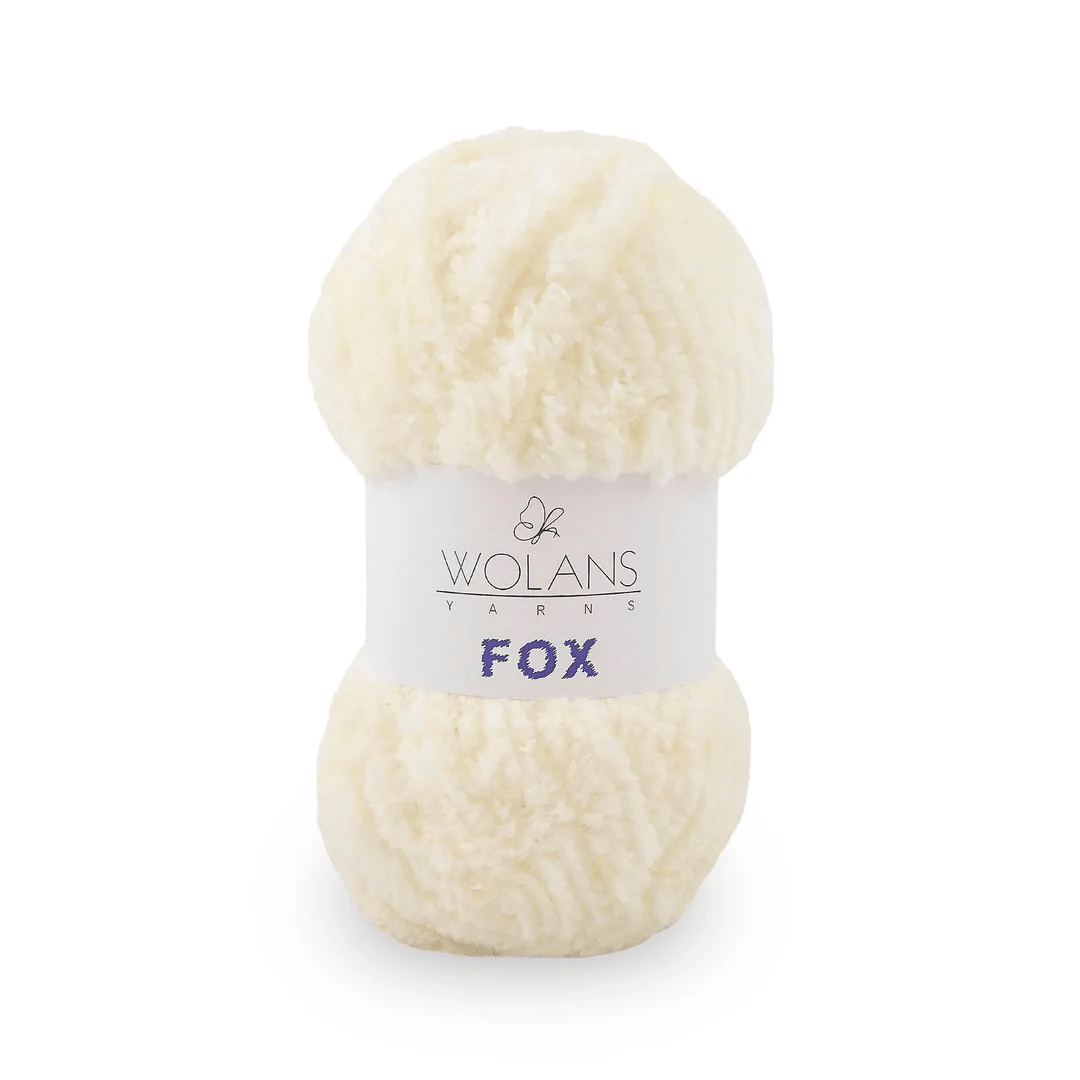 Wolans Fox Yarn – Super Soft Chunky Faux Fur Yarn – 100g | Buy Online from The Home Crafters