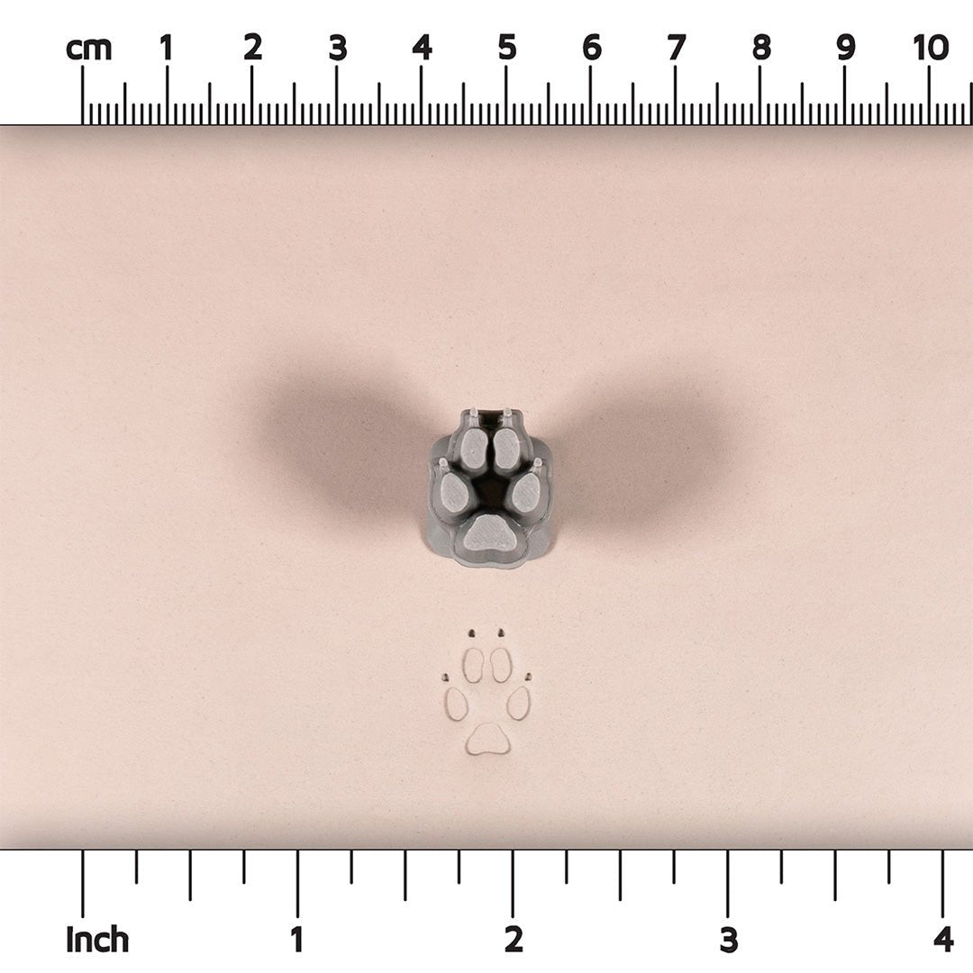 Fox Paw Stamp - Medium - Style 1 | Buy Online from The Home Crafters