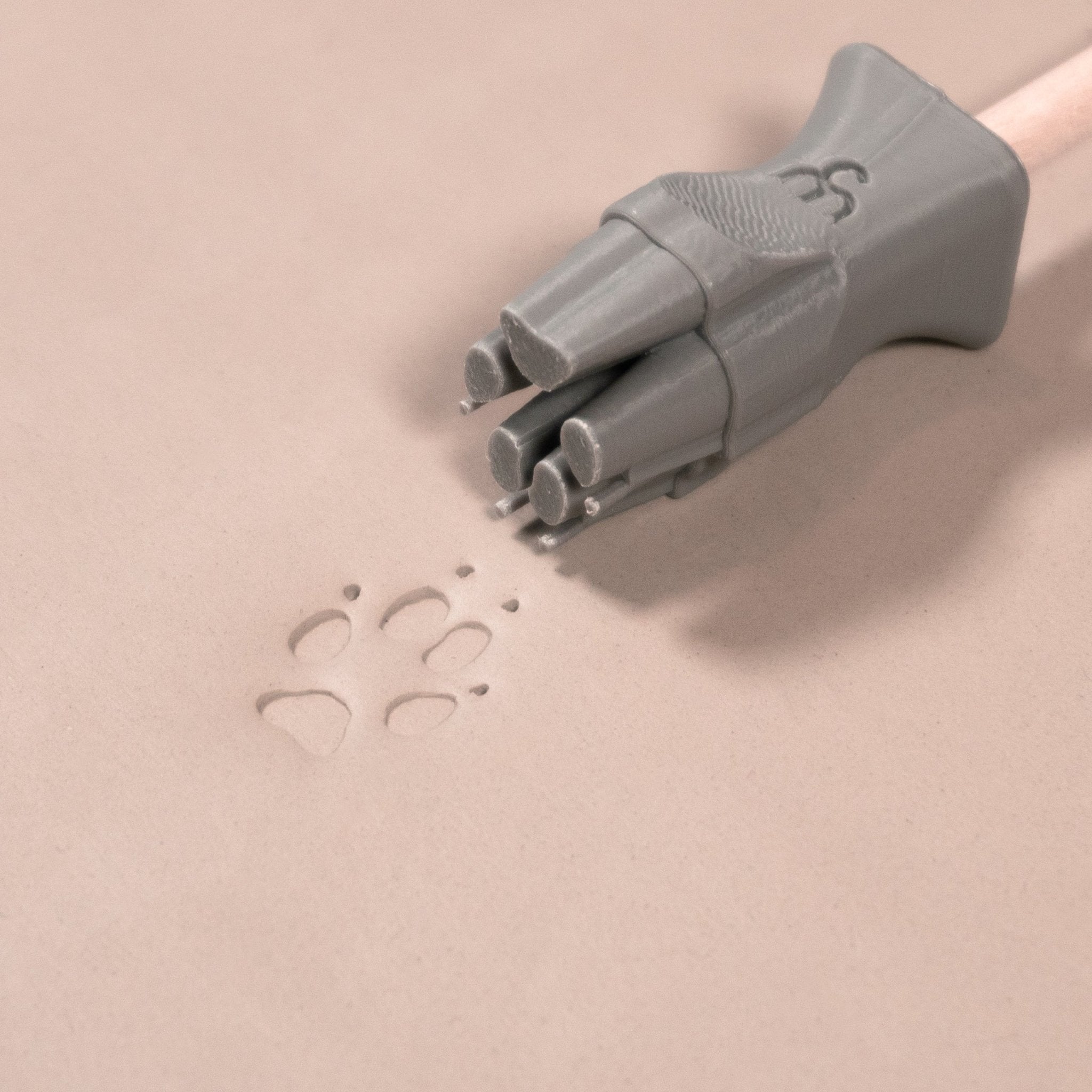 Fox Paw Stamp - Medium - Style 1 | Buy Online from The Home Crafters