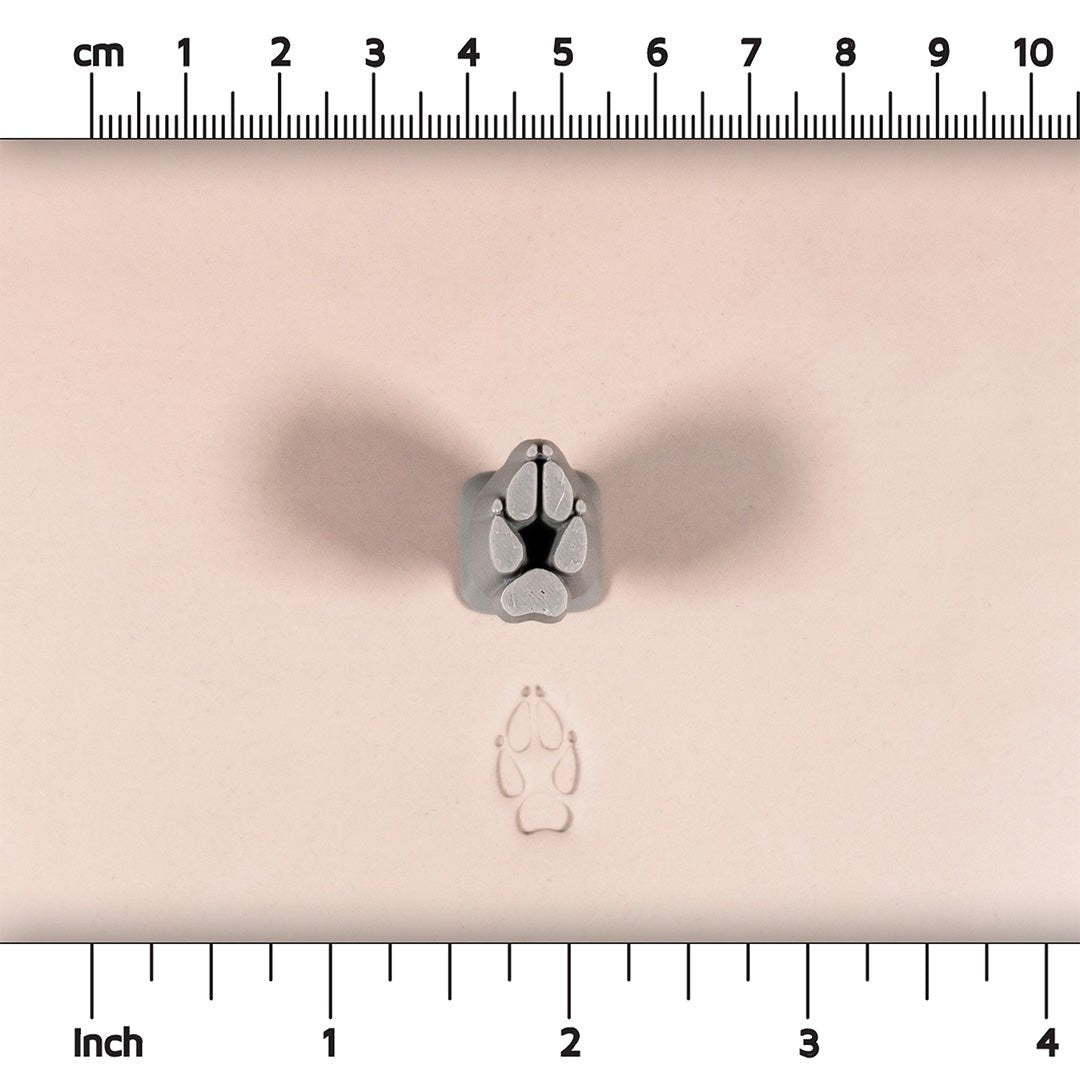 Fox Paw Stamp - Medium - Style 2 | Buy Online from The Home Crafters