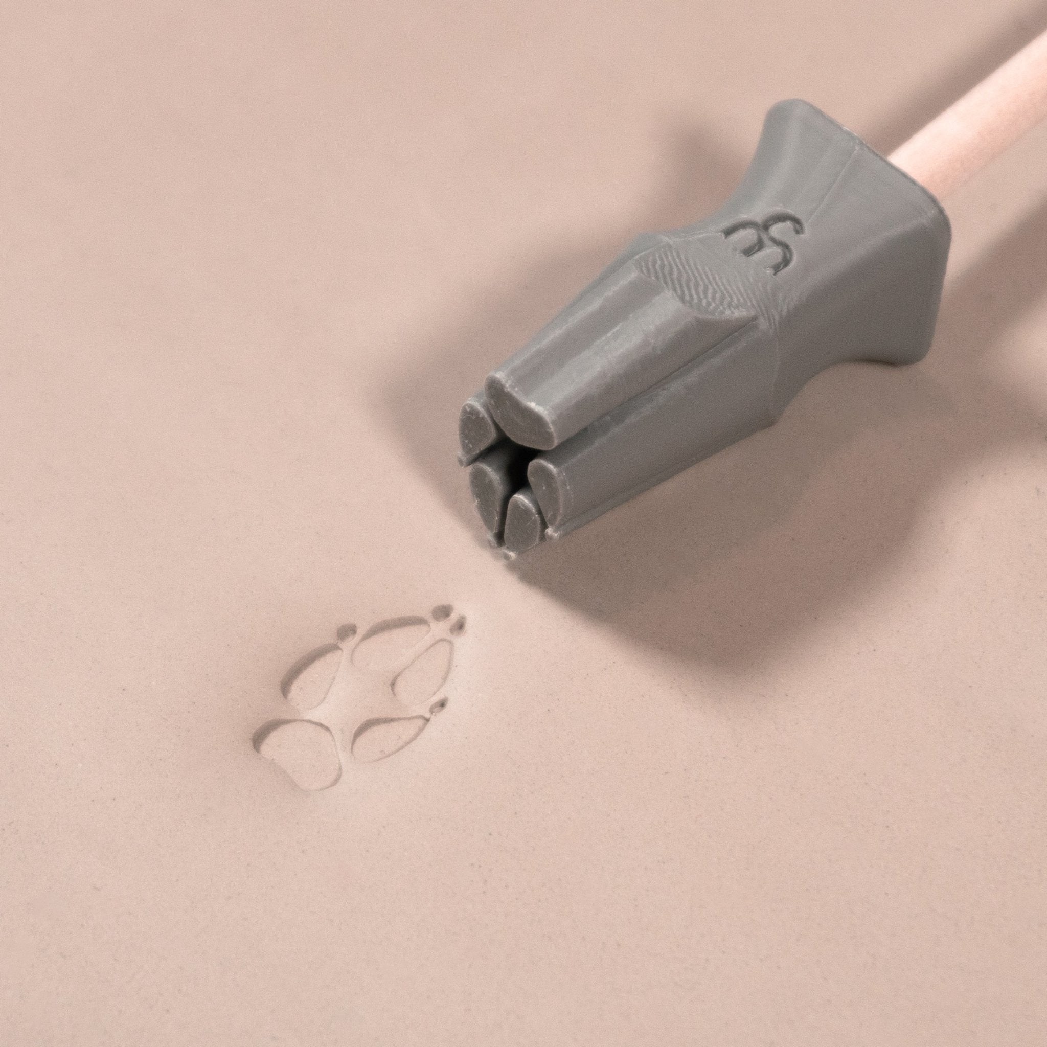 Fox Paw Stamp - Medium - Style 2 | Buy Online from The Home Crafters