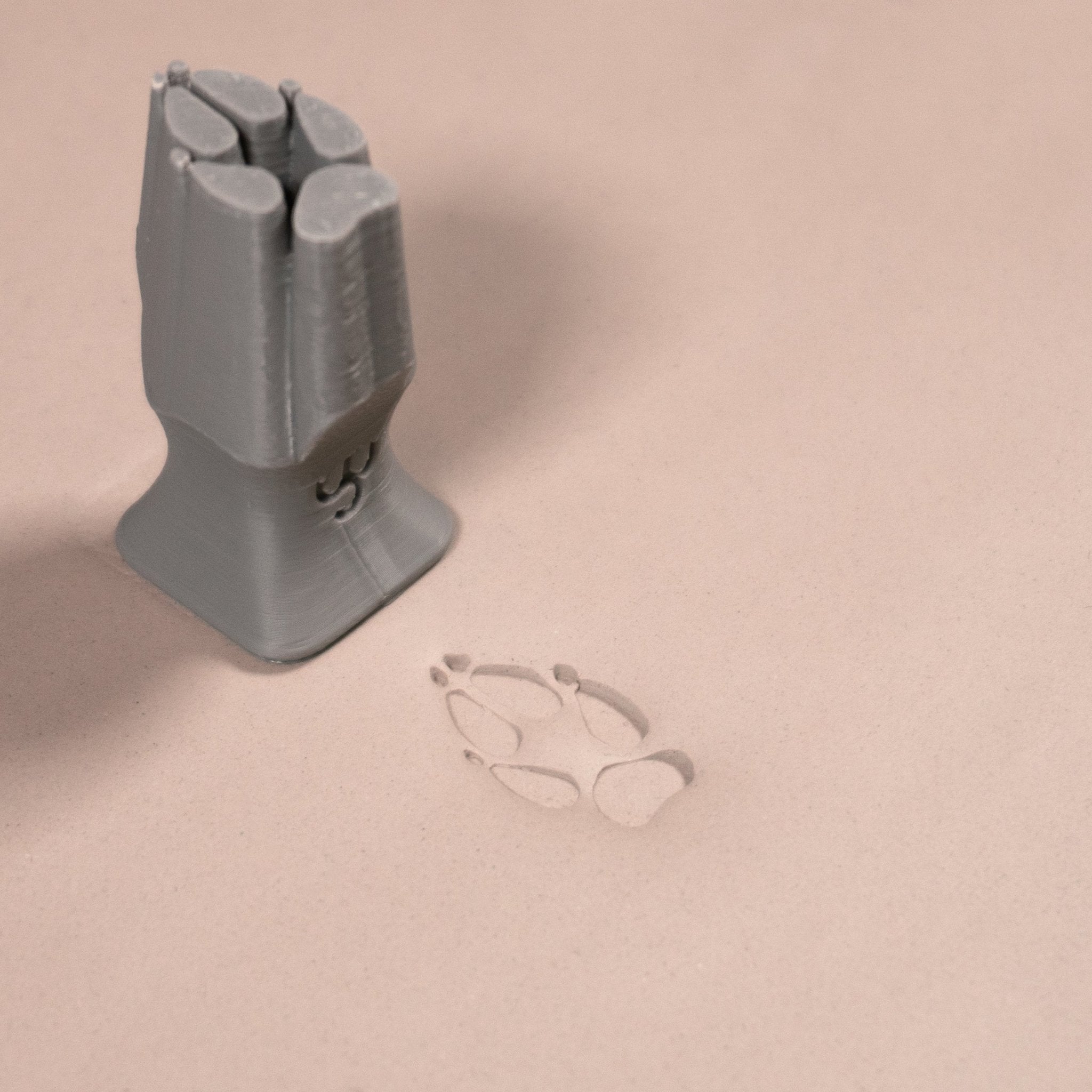 Fox Paw Stamp - Medium - Style 2 | Buy Online from The Home Crafters