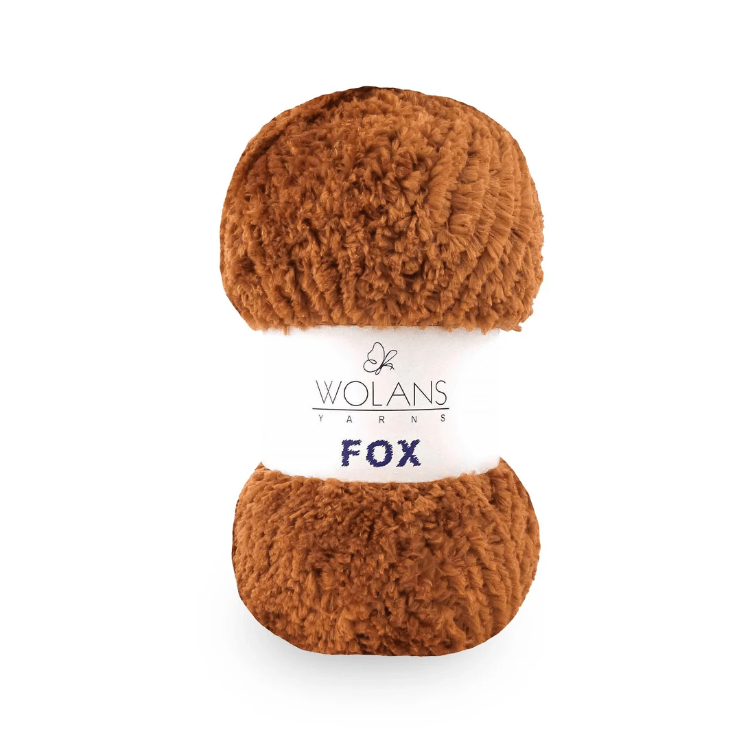Wolans Fox Yarn – Super Soft Chunky Faux Fur Yarn – 100g | Buy Online from The Home Crafters