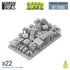 Resin Bits: Miscellaneous - 1:48-1:35 Gift Box Presents - 22pc
