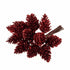 Glitter Pinecones on Wire: 12 Stems | Buy Online from The Home Crafters