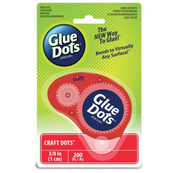 Glue Dots Permanent Dot N’ Go Craft Dispenser - 200 x 10mm | Buy Online from The Home Crafters