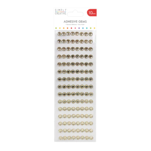 Simply Creative 10mm Adhesive Gems - 120pk