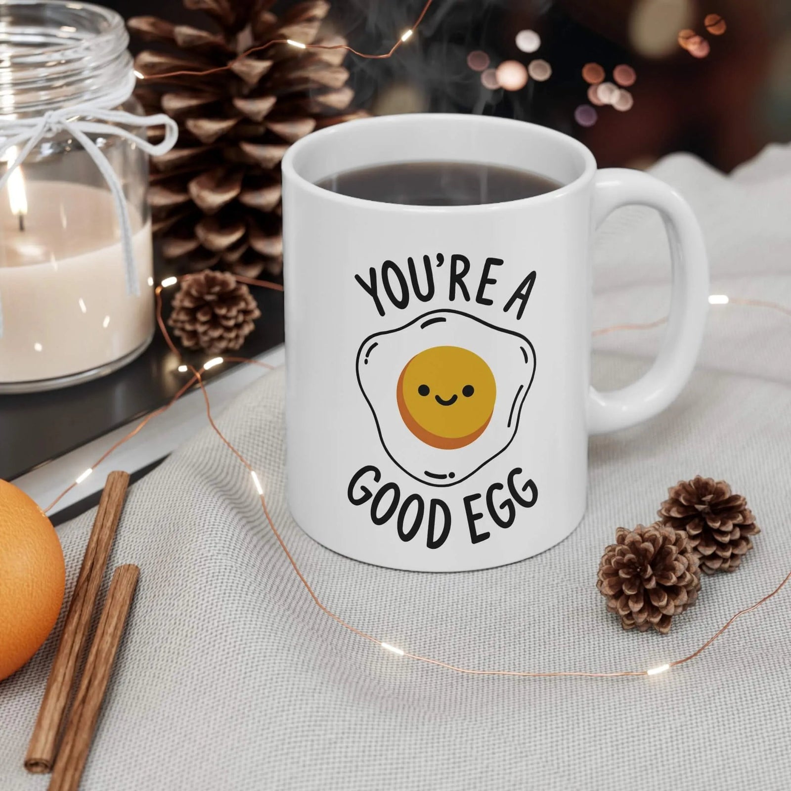 You’re a Good Egg – Uplifting Ceramic Mug | Buy Online from The Home Crafters