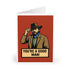 You’re a Good Man Card – Cowboy Style Personalised Option | Buy Online from The Home Crafters