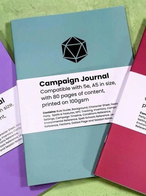 D&D Campaign Journal | RPG Notebook for 5e | Buy Online from The Home Crafters