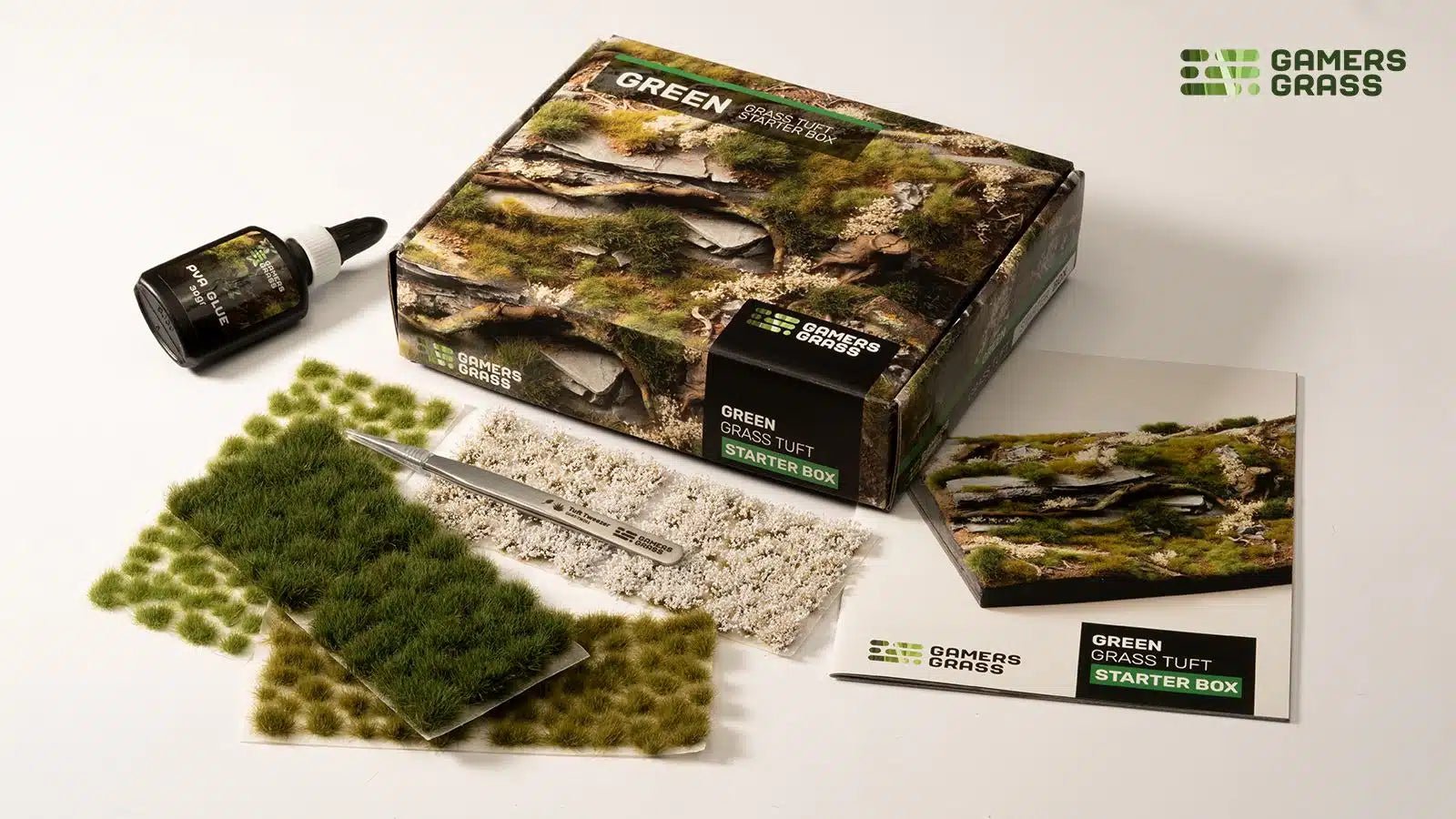Gamers Grass Green Grass Tuft Starter Box | Buy Online from The Home Crafters