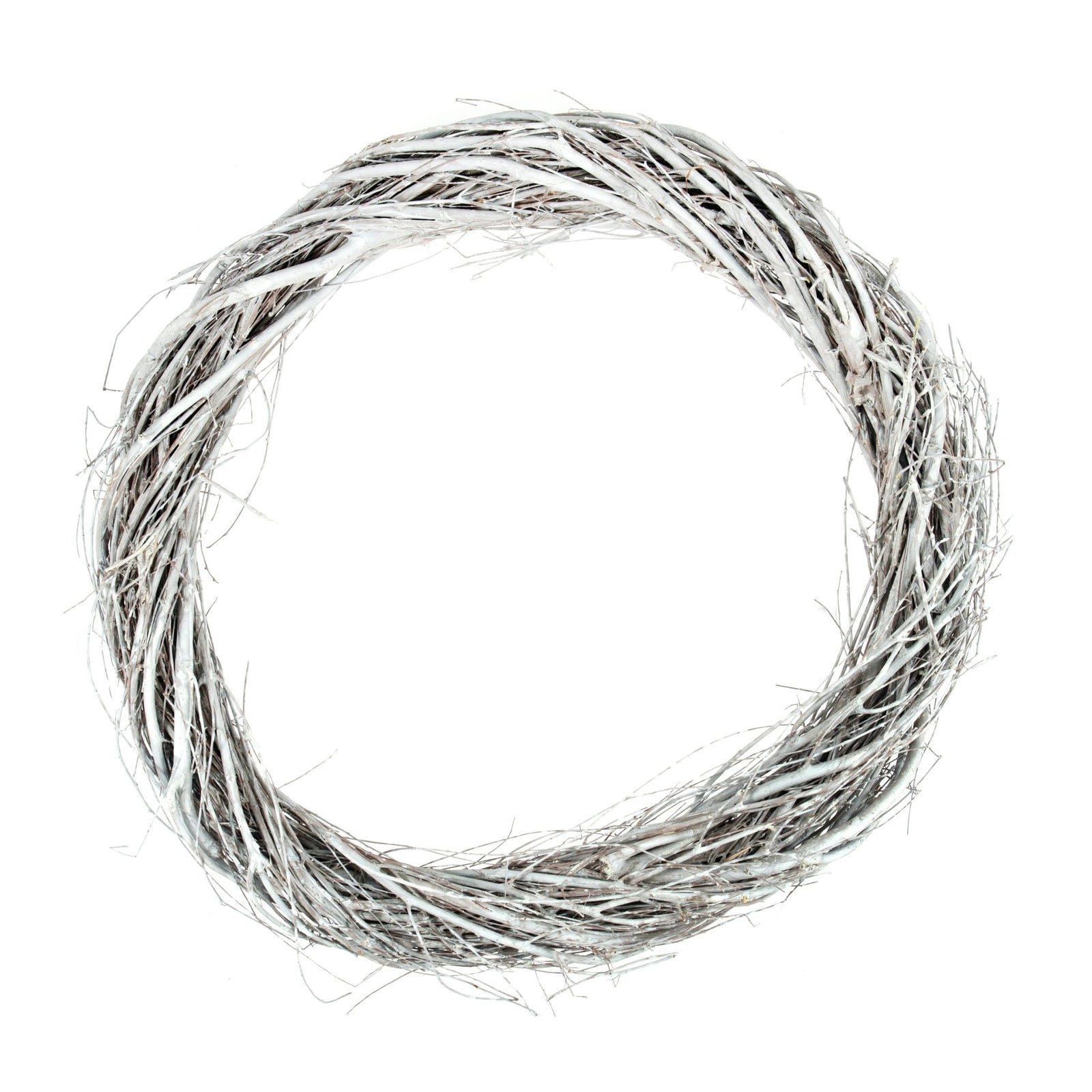 Grey Washed Willow Natural Wreath Base - various sizes | Buy Online from The Home Crafters