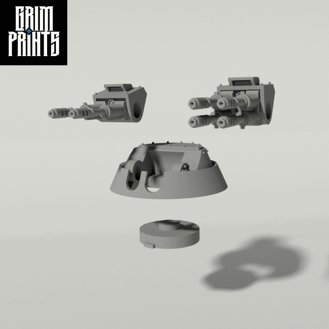 Grim Anti - Aircraft Turret Upgrade (Panzer IV and 251) | Buy Online from The Home Crafters