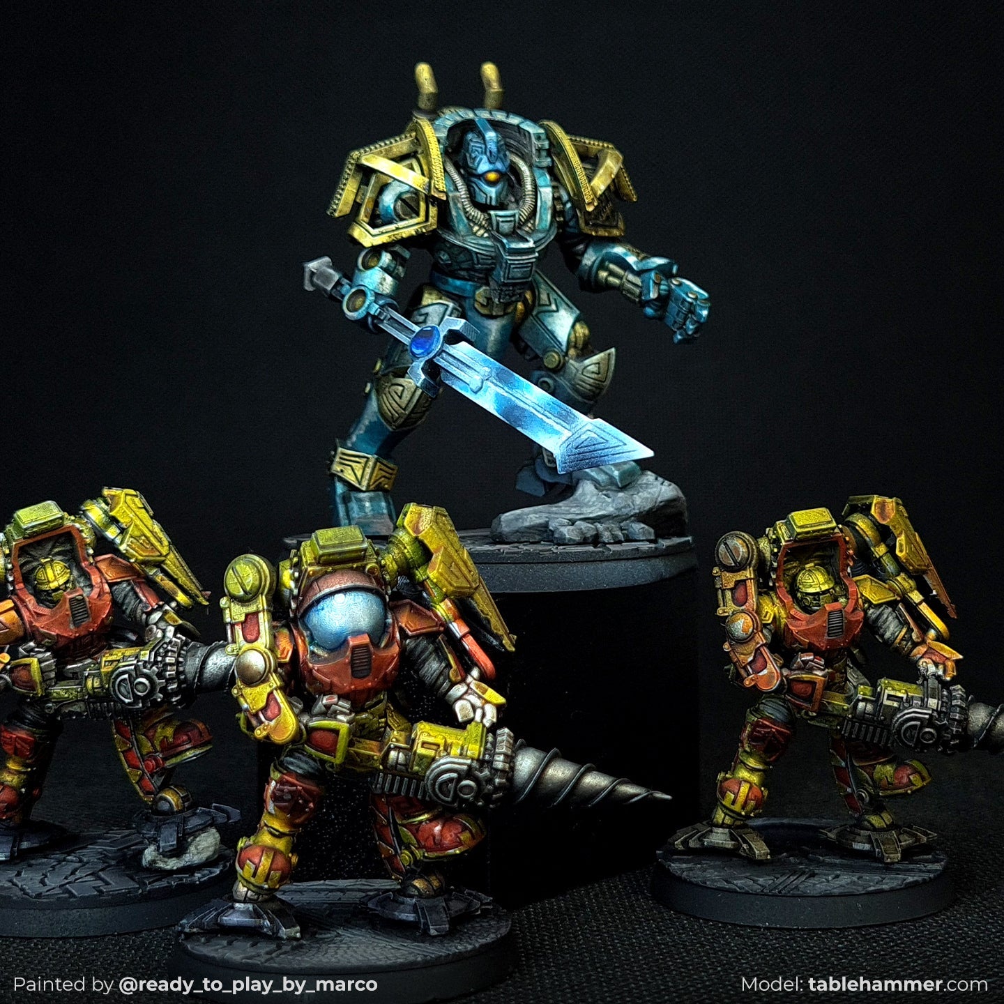 Exo Dwarves with drills (Federation of Tyr) | Buy Online from The Home Crafters