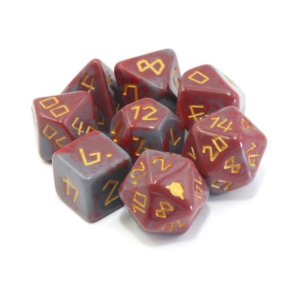 Dice Goblin 8 - piece RPG dice set - The Gunslinger | Buy Online from The Home Crafters