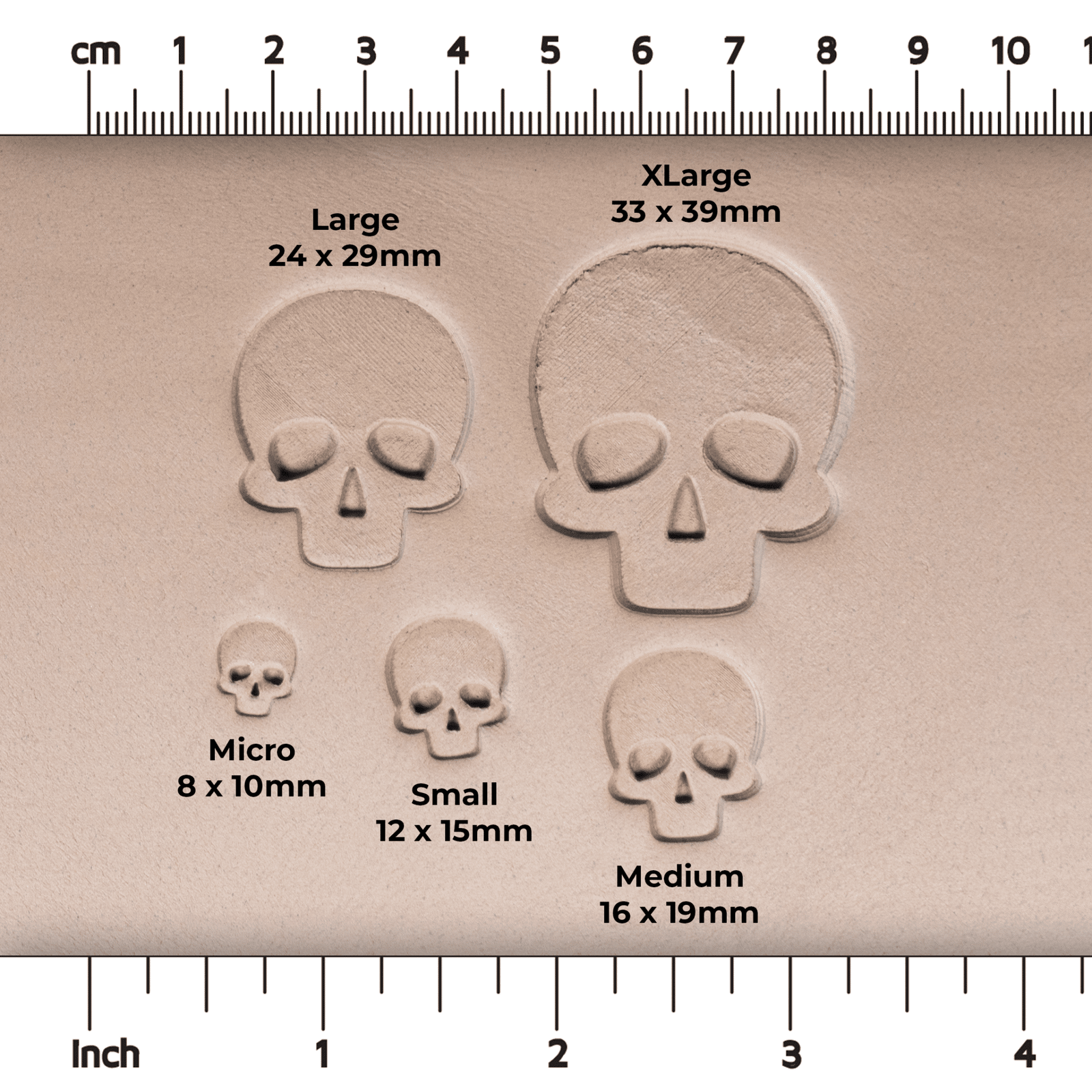 Halloween Human Skull Stamps | Buy Online from The Home Crafters