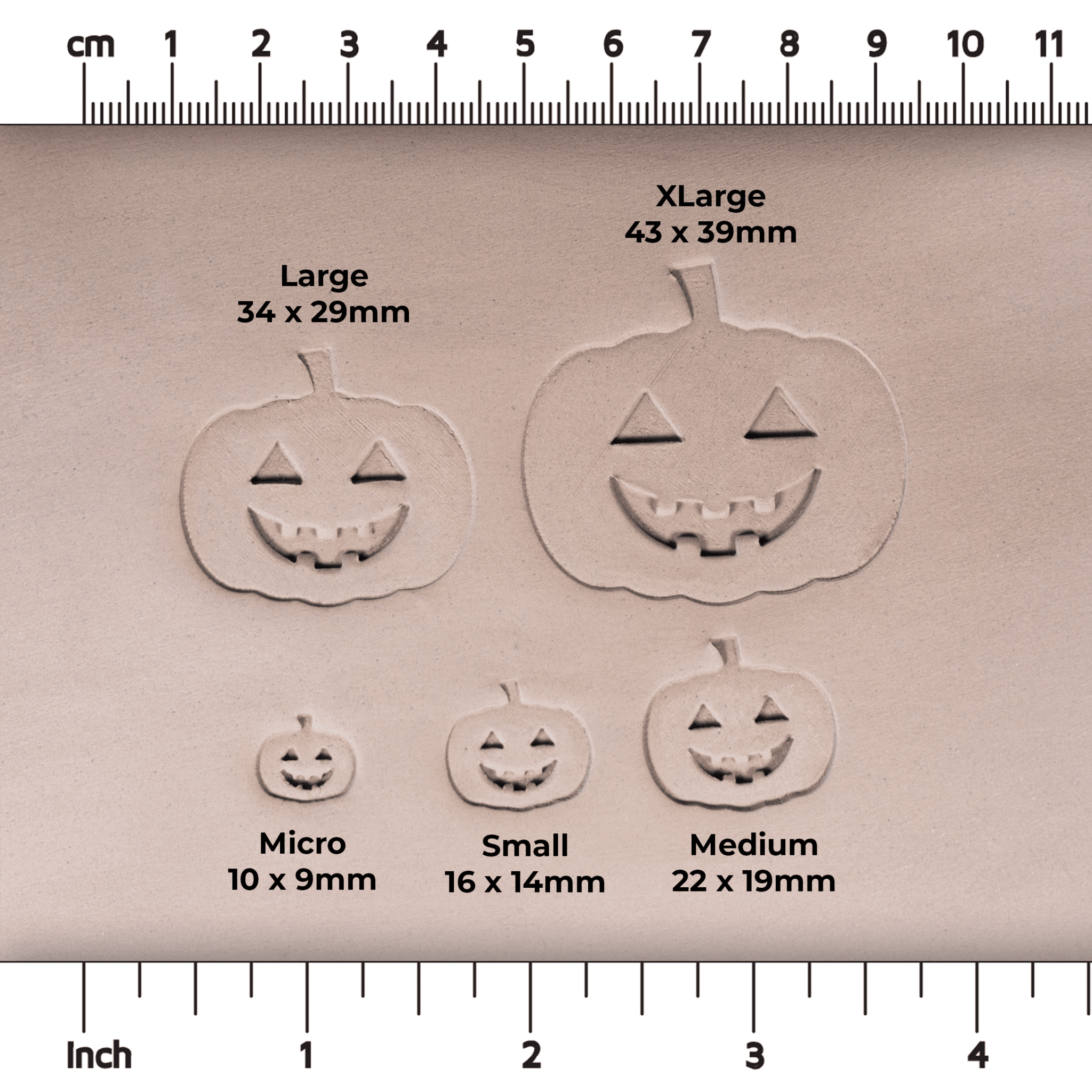 Halloween Jack - o - Lantern Pumpkin Stamps - Style 1 | Buy Online from The Home Crafters