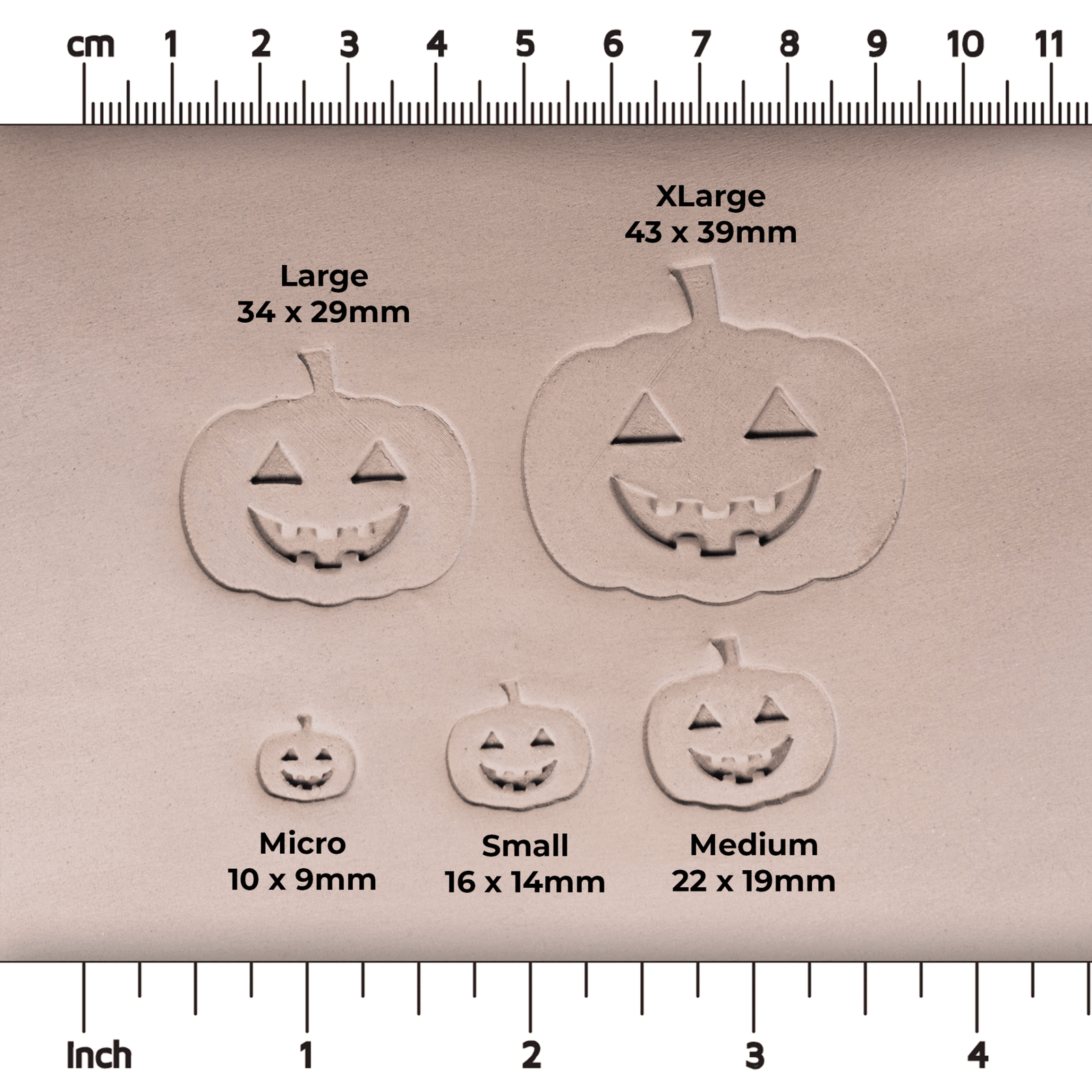 Halloween Jack - o - Lantern Pumpkin Stamps - Style 1 | Buy Online from The Home Crafters