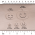 Halloween Jack - o - Lantern Pumpkin Stamps - Style 1 | Buy Online from The Home Crafters