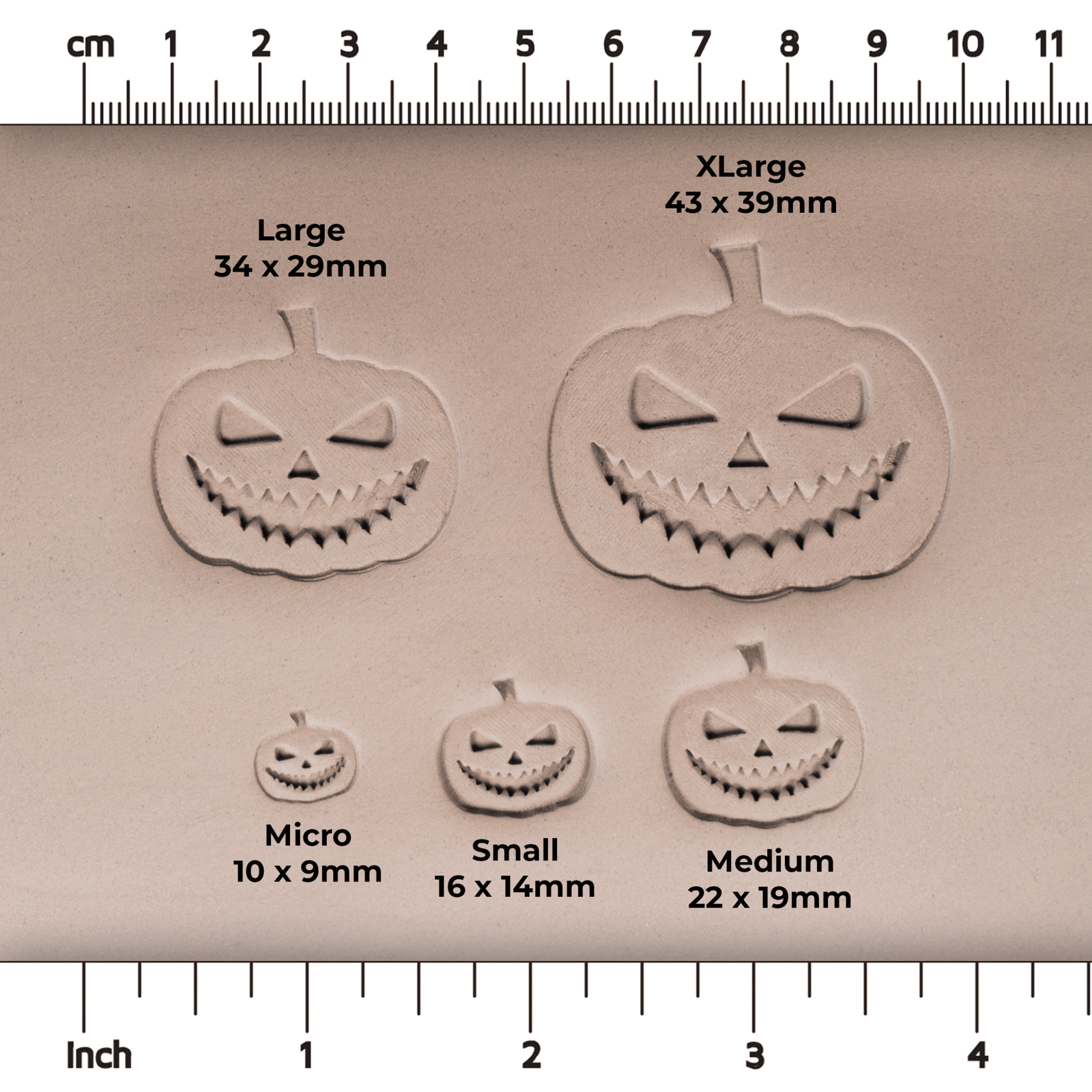 Halloween Jack - o - Lantern Pumpkin Stamps - Style 2 | Buy Online from The Home Crafters